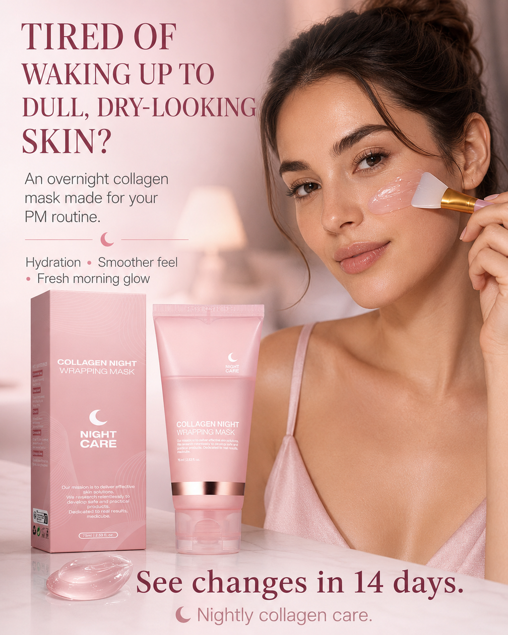 Face Night Mask Collagen Wrapping Mask