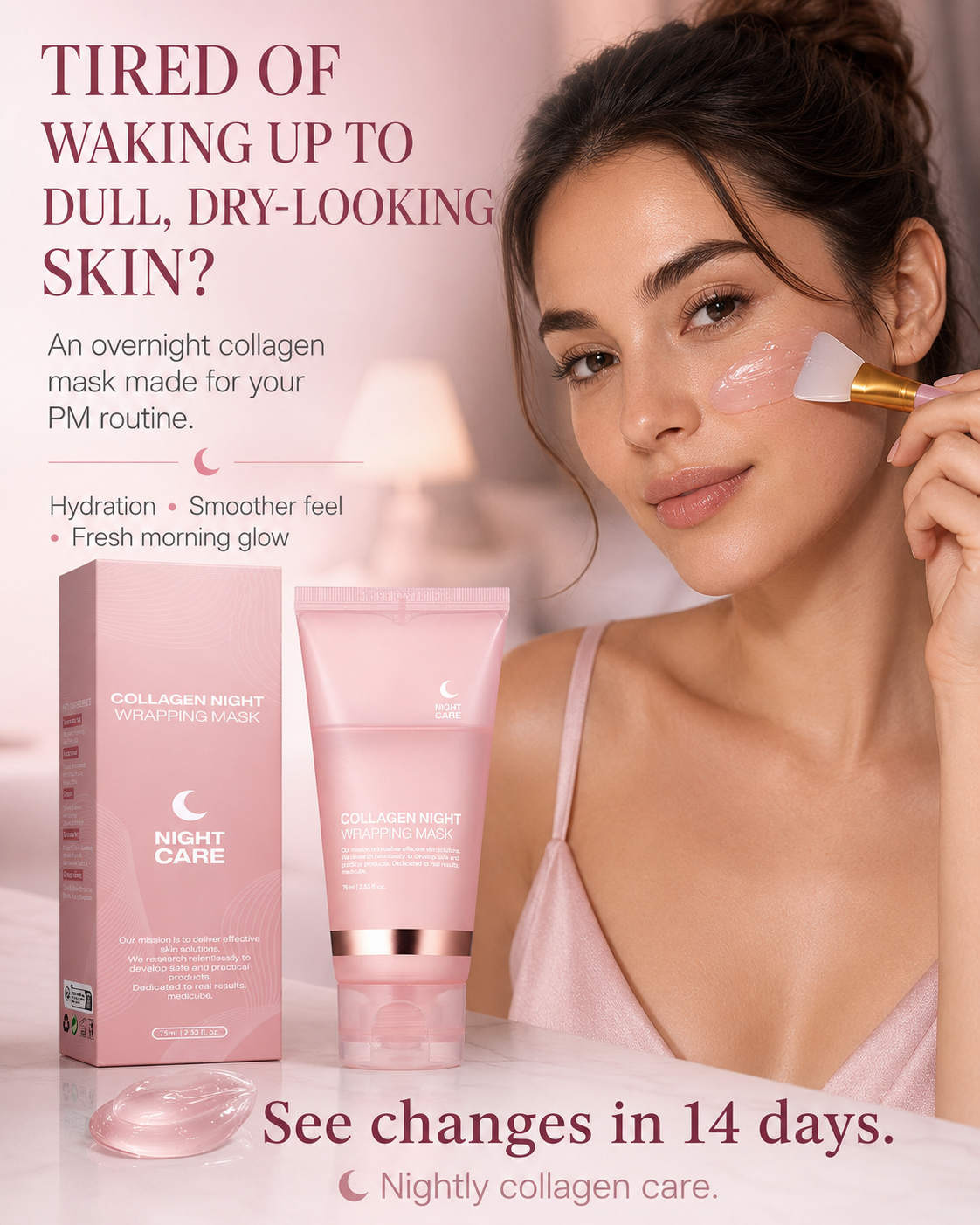 Face Night Mask Collagen Wrapping Mask